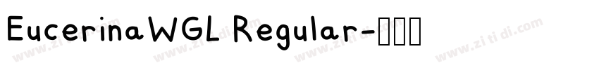 EucerinaWGL Regular字体转换 EucerinaWGL Regular字体转换